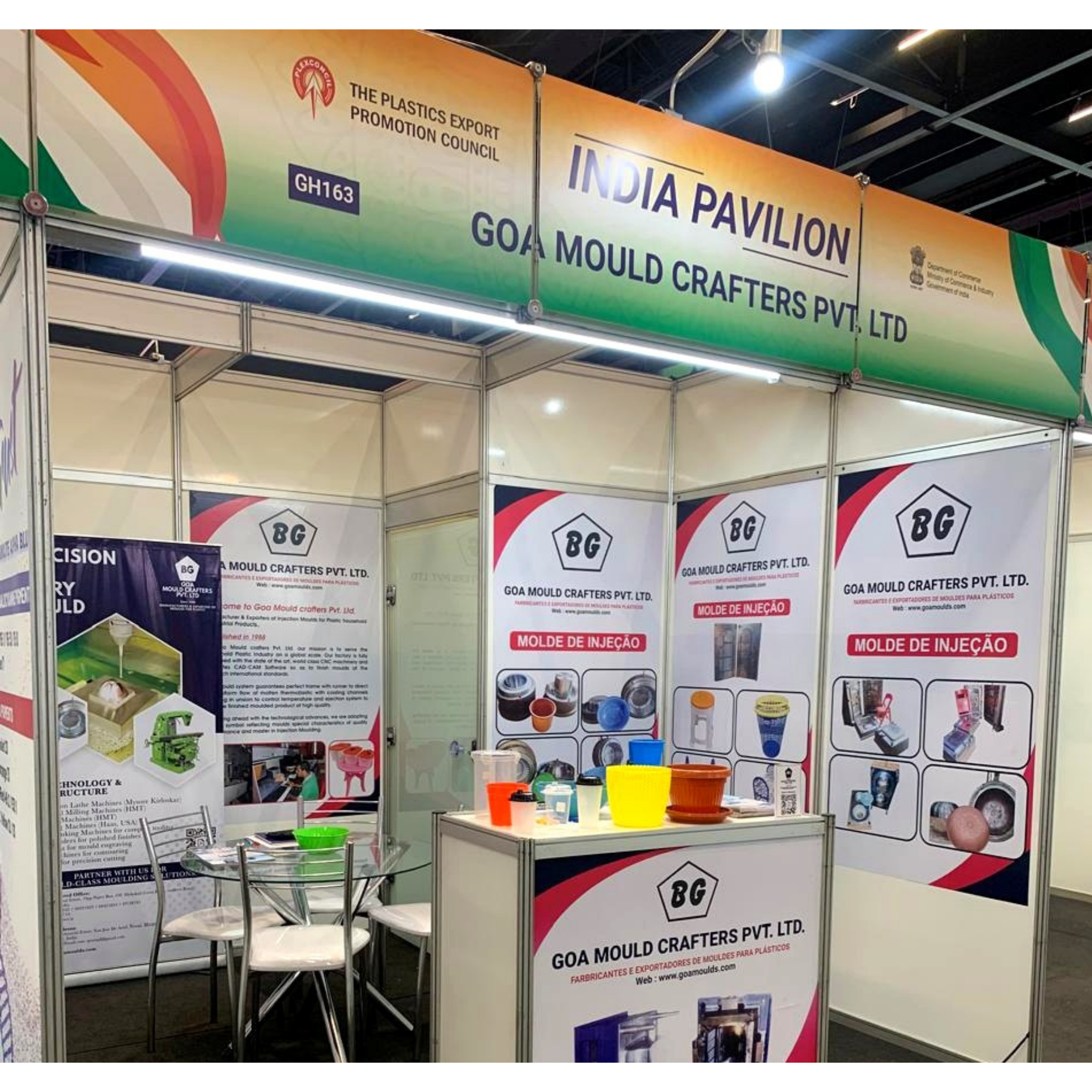Goa Mould Crafters exhibition booth environment