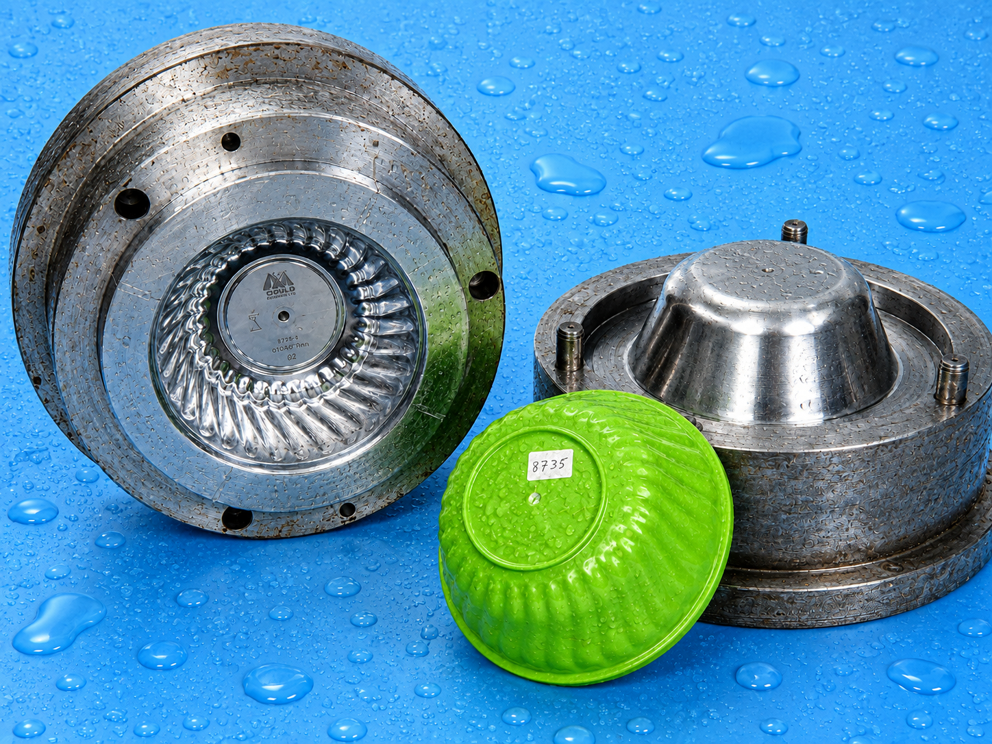 Single cavity fancy bowl mould